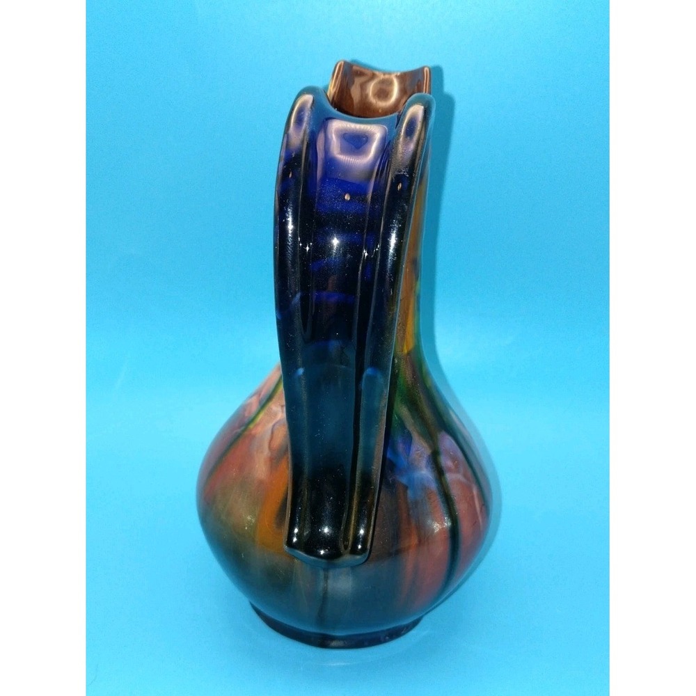 Vintage Devon Pottery Mottled Glaze Jug Pitcher – Made in England - Picture 3 of 5